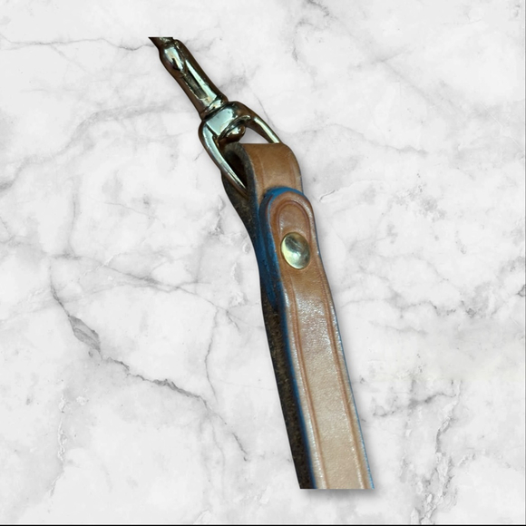 Preloved Dooney & Bourke Black Brown Monogram Wristlet needs work - Picture 4 of 6